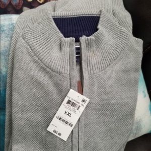 Club room xxl quarter zip sweater.  Small blemish on collar